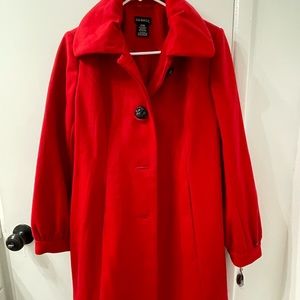 New Red Peacoat for Winter